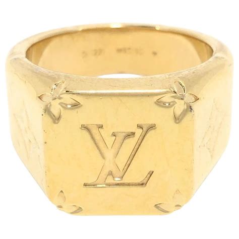 louis vuitton siegelring|louis vuitton gold rings.